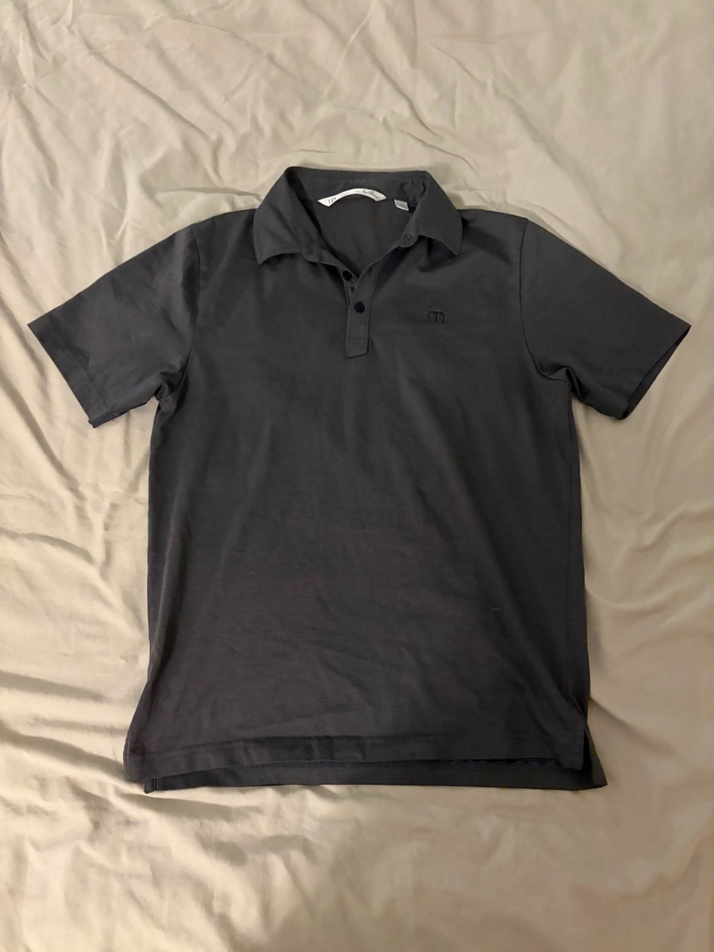 Travis Mathew Men's Black Short-Sleeve Polo